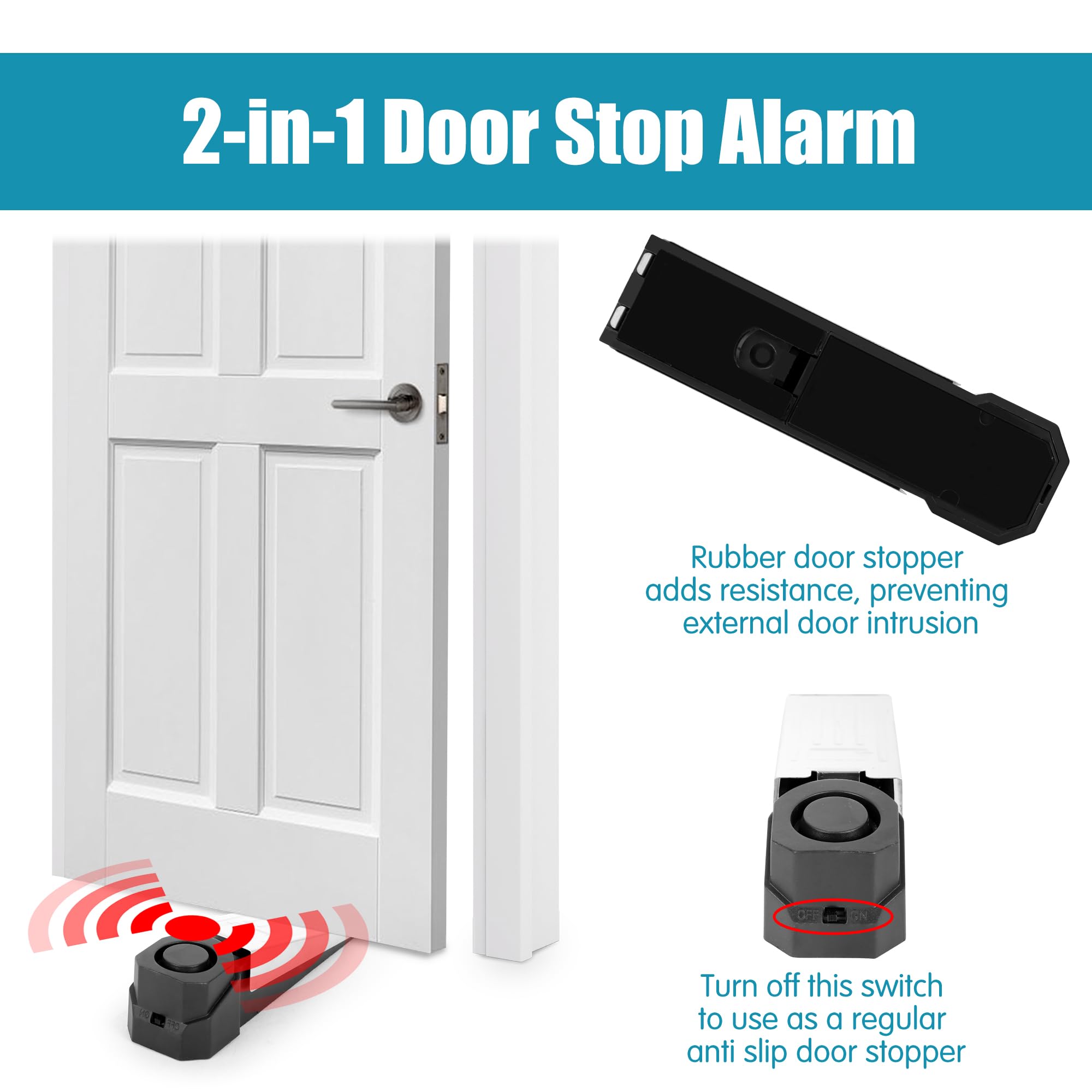 Wireless Door Stop Alarm Syste - Sim Gsm Alarm ulasan dan harga