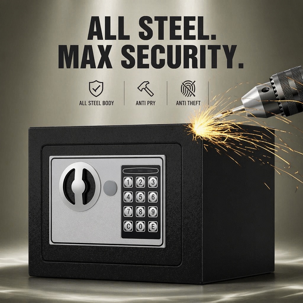 All Steel Electronic Digital K - Home Security Box ulasan dan harga