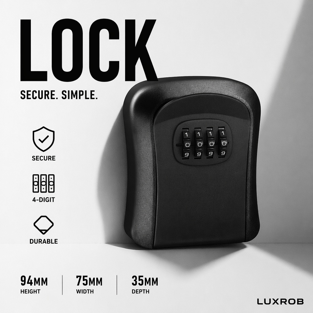 Wall Mount Waterproof Key Stor - Home Security Box ulasan dan harga